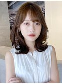 レイヤーカット_外ハネボブセクションカラー_89291