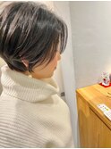 30代 ショート ボブ 前髪なし