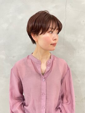 エンドリンク(endlink) ピンクブラウン×ショートボブ