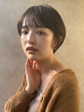 メゾンドイギー(MAISON de IGGY) シアーベージュ×ミニマムショート#ショコラアッシュ