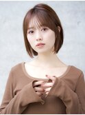 前髪あり耳掛けボブ20代30代40代【AIN.表参道】川原大地