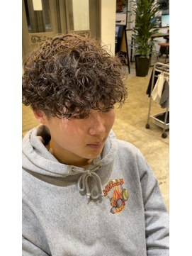 ジェットブラックキューサンロク(JET BLACK 936) プードルパーマ