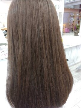 トウキョウヨシつね 御幸ヶ原店(TOKYO Yoshi) 前上がりロング/髪質改善