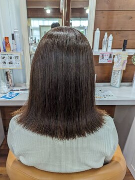 ティジェイ天気予報 サンページ 岐阜店(TJ 3) 切りっぱなしミディアム/外ハネミディアム