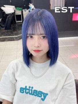 エスト 大阪梅田(EST) ブリーチカラー+馴染ませカット