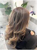 ハイライトの積み重ねで作るグラデーションカラー/立体感カラー