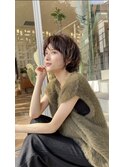 40代50代ニュアンスパーマ　大人ショートボブ