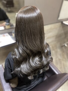 ダンディゾン ブルー 神楽坂(Dans Dix ans bleu) 【Dans Dix ans】超可愛いツヤロングはダークグレーにお任せ☆