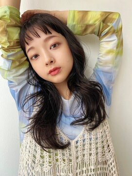 ホスタ 大阪梅田店(fosta) ベージュインナーカラーショートボブレイヤーミディアム前髪