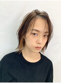 【新宿】ショートボブレイヤーインナーカラー20代30代40代