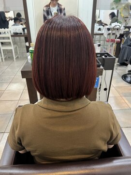 スティラ スムース 高田馬場(Stilla smooth) ピンクブラウン×ボブ