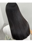ロング美髪顔周りレイヤー韓国ヘアくびれヘア_momo0004