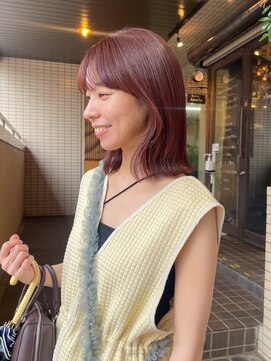 サロン シー(salon sea) salon sea 仙田　ワインレッド３