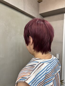 ファビ 渋谷(Fab) くびれヘア/暗めカラー/アプリコットオレンジ/縮毛矯正