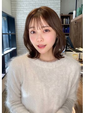 メゾンドムニ 恵比寿(Maison de MUNi) 大人美人艶カラーベージュ小顔カット透明感ボブ