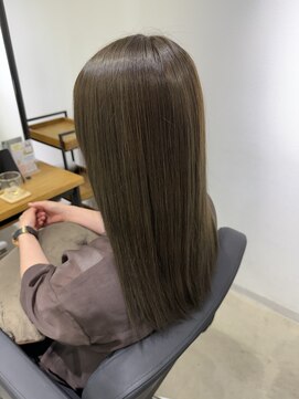 アン ビー(an B) 美髪_髪質改善_オリーブベージュ