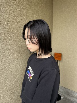 コピー バイ トゥルース(copy by truth) dark gray ×タッセルボブ