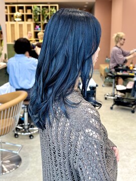 ロング☆ダークネイビーカラー