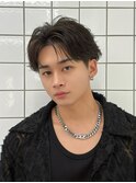 フェザーショート/センターパート/メンズ/原宿/表参道/10代/20代