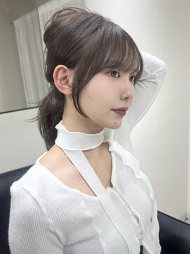 クレム 博多駅店(ChLem) ミディアムレイヤー 艶カラー 顔まわり髪質改善 博多美容室