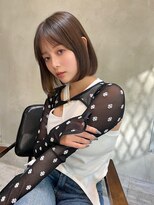 ケイト(kate)&nbsp;〔kate 大宮〕オリーブベージュ×ボブスタイル