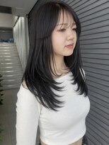 ロックス バイ マグ 松本(rocks BY MAG)&nbsp;アッシュグレージュ◎透明感カラー暗めロングレイヤー