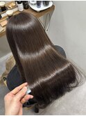【髪質改善】赤み除去で叶う透明感グレージュ