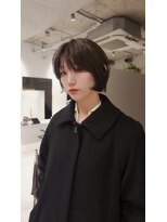 フィルムス 表参道(FILMS)&nbsp;ミニボブレイヤー/レイヤーカット/ウォームベージュ/前髪/表参道