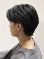 キリ 逗子(kiri) 逗子葉山メンズカットセンターパートツーブロックカルマヘア M46
