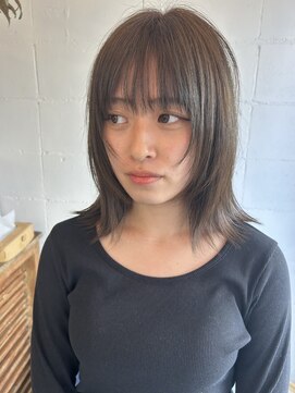 BRIDGE HAIR 軽めレイヤーウルフボブ