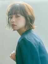 エミュ 表参道 青山(emu) 【emu井上信洋】ゆるふわアンニュイ透明感パーマボブ【エミュ】