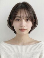 ウィールールピヴォクロス(WE RULE pivot cross)&nbsp;20代30代40代50代/小顔ひし形ショートボブ/ダークグレージュ