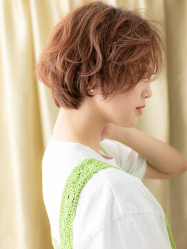 カバーヘアアンドスパ ブリス 浦和(COVER HAIR&SPA bliss) ハイトーンカラーアップバングウルフショートレイヤー20代324Z