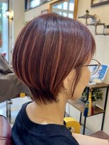 クオリア(Quaria)&nbsp;大人ショート×オレンジブラウン