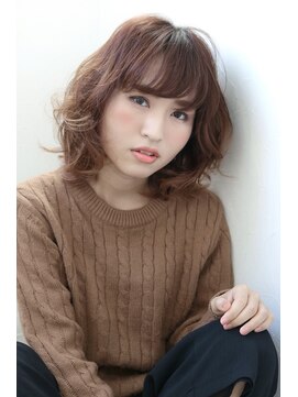 イソラブル 日比野店(ISOLA-blu) ゆるぼさ×グレージュ