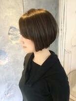 ヘアーデザイン ヴィフ(HAIR DESIGN vif) お客様スタイル☆アッシュグレージュのショートボブ