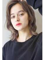 ヘアサロンガリカアオヤマ(hair salon Gallica aoyama)&nbsp;『 グレージュ』×『 ウルフ 』 外国人風 小顔 セミディ ☆