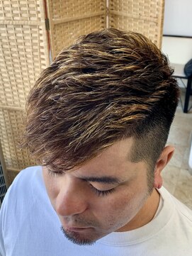 サロン ド キムラ 現代風震災狩り×パーマ×ダブルカラー