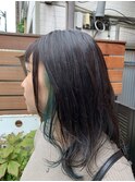 グリーンインナーカラー