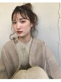後れ毛アレンジ