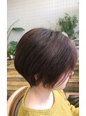 小顔、シャープ、うるツヤショートボブ