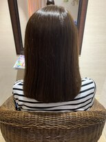 ロアゾブルーミュージアム(L'oiseau Bleu museum)&nbsp;ナチュラル　ミディアムボブ/ラフスタイル/ショコラアッシュ