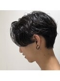 ナチュラルアップバング