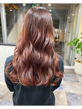 リズム(lysm) チェリーピンク × ロングヘア