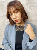 ツヤ巻きボブ