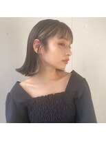 リガナッツ 十条店(Riganuts)&nbsp;[riganuts 十条店] ポイントカラー×外はねボブ