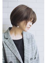 ノイン(noine)&nbsp;全体的に丸みがあり、キュートなシルエットが目印のボブ