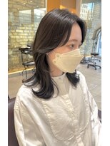 ビーハイブ 一番町店 アヴェダ(BEHIVE)&nbsp;くびれレイヤー×顔まわりカット×韓国風