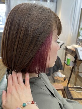 アンダーバーホワイトモデ 河内長野(_WHITE mode) ◎ボルドーピンクカラー　河内長野×千代田