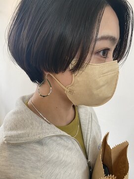 ノート(note) ショート×スモーキーベージュ